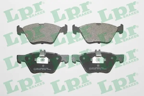 комплект спирачно феродо, дискови спирачки LPR                 
