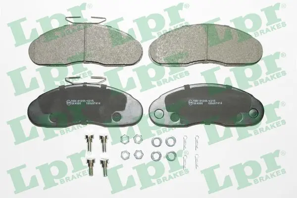 комплект спирачно феродо, дискови спирачки LPR                 