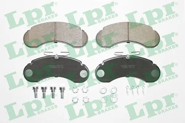 комплект спирачно феродо, дискови спирачки LPR                 