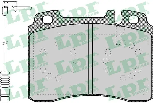 комплект спирачно феродо, дискови спирачки LPR                 