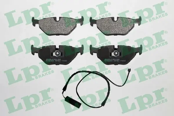комплект спирачно феродо, дискови спирачки LPR                 