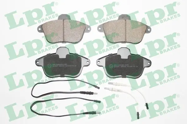 комплект спирачно феродо, дискови спирачки LPR                 