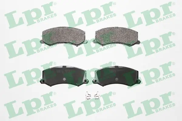 комплект спирачно феродо, дискови спирачки LPR                 