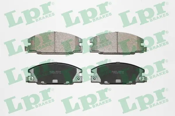 комплект спирачно феродо, дискови спирачки LPR                 