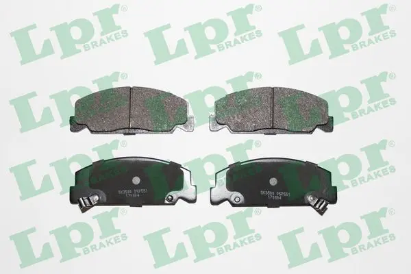 комплект спирачно феродо, дискови спирачки LPR                 