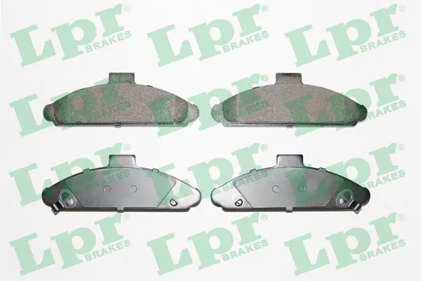 комплект спирачно феродо, дискови спирачки LPR                 