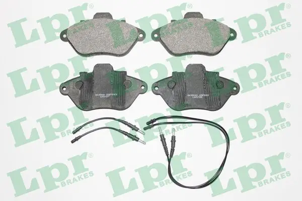 комплект спирачно феродо, дискови спирачки LPR                 