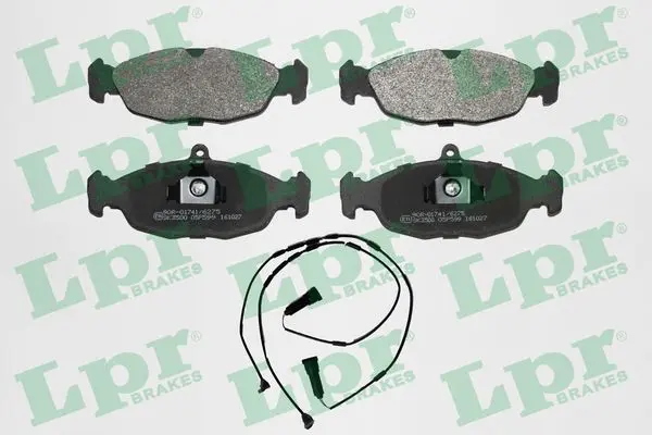комплект спирачно феродо, дискови спирачки LPR                 
