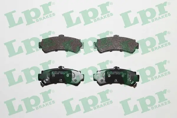 комплект спирачно феродо, дискови спирачки LPR                 