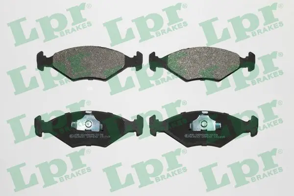 комплект спирачно феродо, дискови спирачки LPR                 