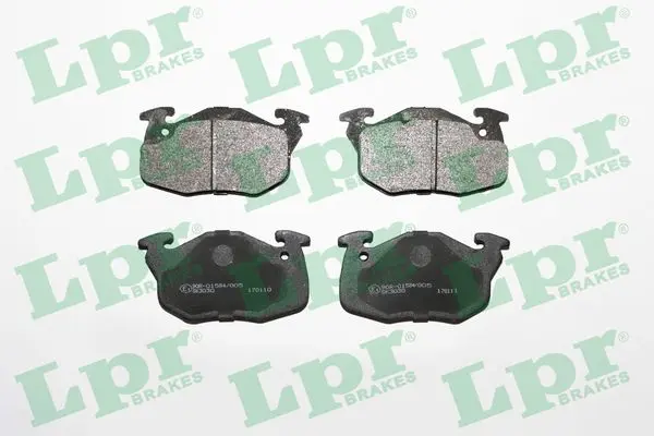 комплект спирачно феродо, дискови спирачки LPR                 