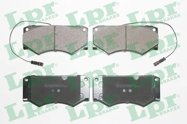 комплект спирачно феродо, дискови спирачки LPR                 
