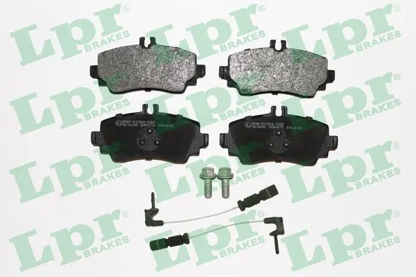 комплект спирачно феродо, дискови спирачки LPR                 