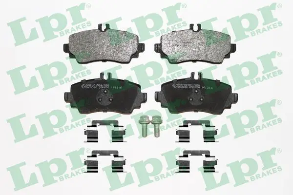 комплект спирачно феродо, дискови спирачки LPR                 