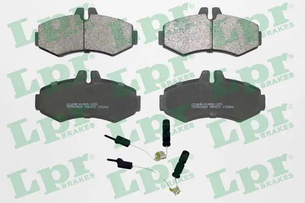 комплект спирачно феродо, дискови спирачки LPR                 