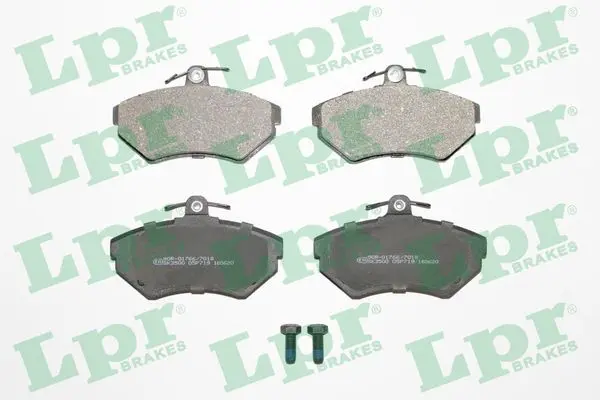 комплект спирачно феродо, дискови спирачки LPR                 