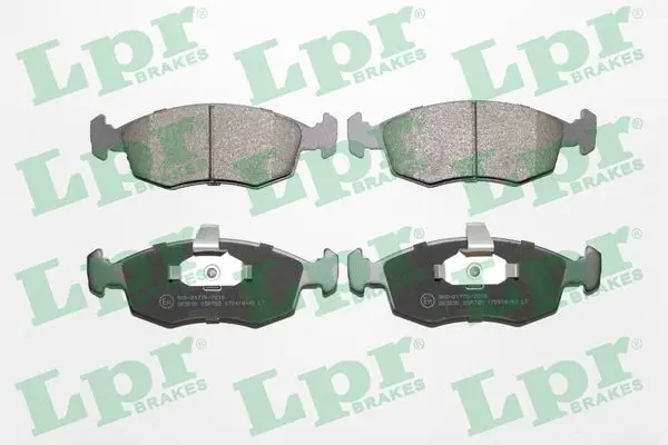 комплект спирачно феродо, дискови спирачки LPR                 