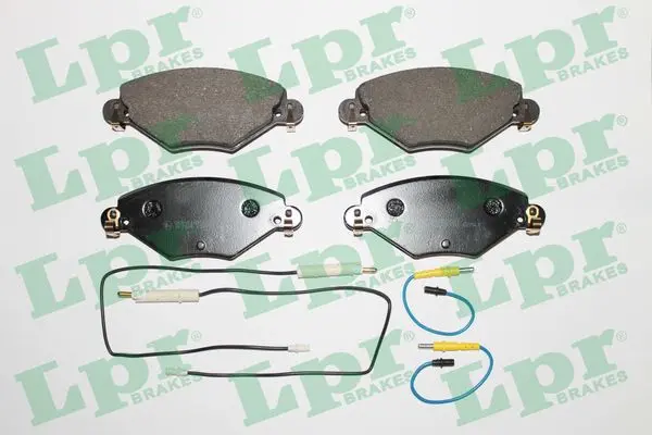 комплект спирачно феродо, дискови спирачки LPR                 