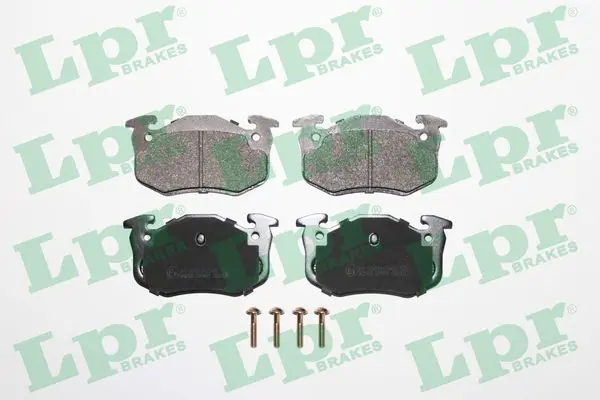 комплект спирачно феродо, дискови спирачки LPR                 