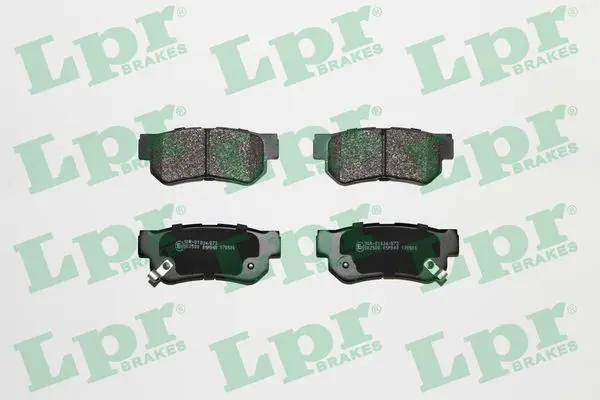 комплект спирачно феродо, дискови спирачки LPR                 