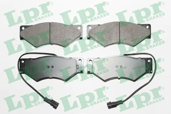 комплект спирачно феродо, дискови спирачки LPR                 