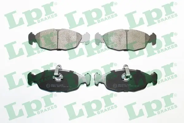 комплект спирачно феродо, дискови спирачки LPR                 