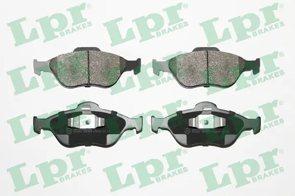 комплект спирачно феродо, дискови спирачки LPR                 