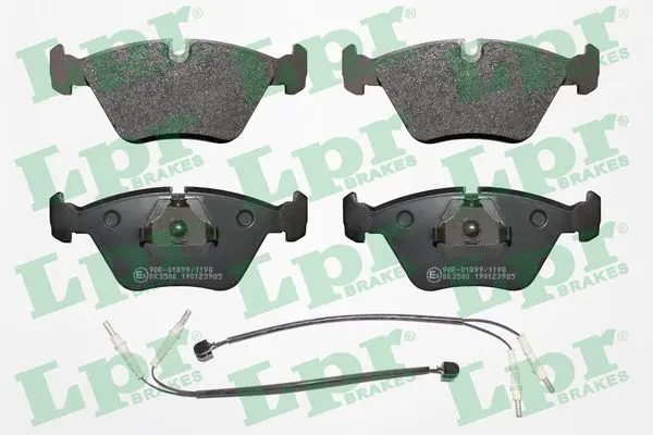 комплект спирачно феродо, дискови спирачки LPR                 