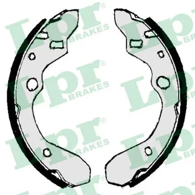 комплект спирачна челюст LPR                 