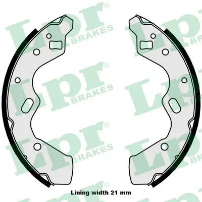 комплект спирачна челюст LPR                 