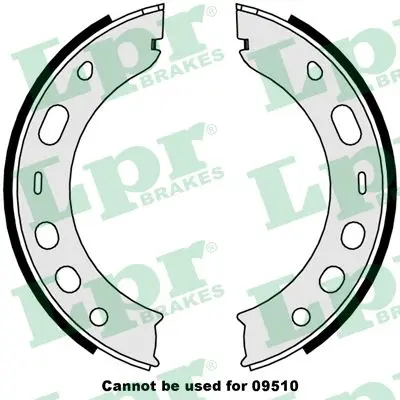комплект спирачна челюст, ръчна спирачка LPR                 