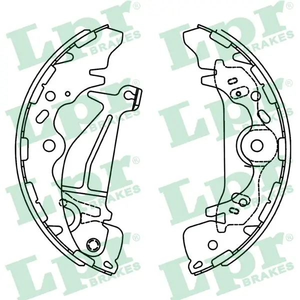 комплект спирачна челюст LPR                 