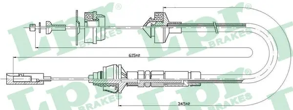 въжен механизъм, задействане на съединителя LPR                 