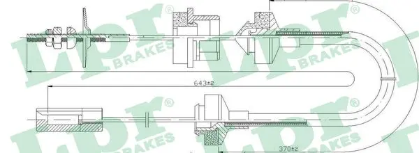 въжен механизъм, задействане на съединителя LPR                 