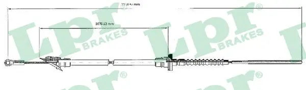 въжен механизъм, задействане на съединителя LPR                 