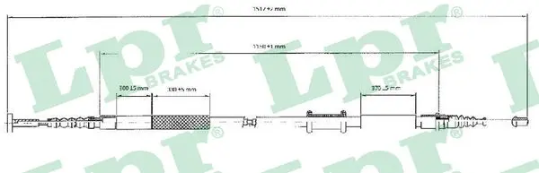 жило, ръчна спирачка LPR                 