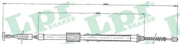 жило, ръчна спирачка LPR                 