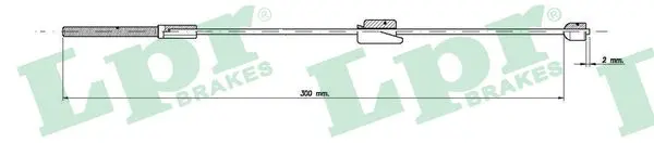 жило, ръчна спирачка LPR                 