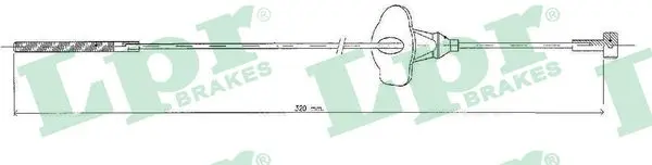 жило, ръчна спирачка LPR                 