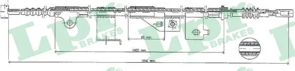 жило, ръчна спирачка LPR                 