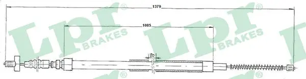 жило, ръчна спирачка LPR                 