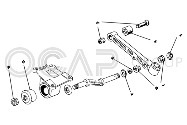 комплект окачване OCAP                