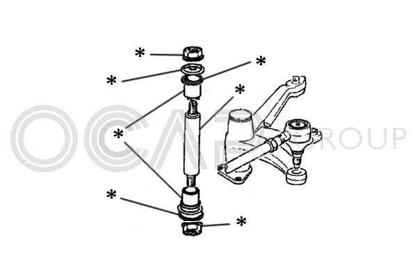 комплект окачване OCAP                