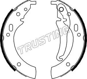 комплект спирачна челюст TRUSTING            