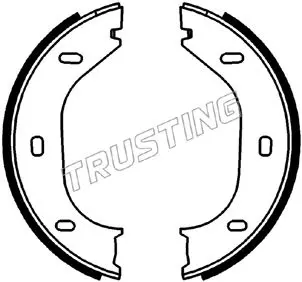 комплект спирачна челюст, ръчна спирачка TRUSTING            