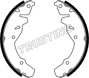 комплект спирачна челюст TRUSTING            
