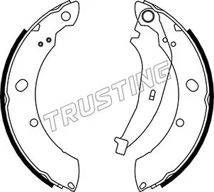 комплект спирачна челюст TRUSTING            