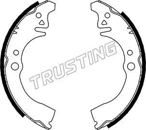 комплект спирачна челюст TRUSTING            