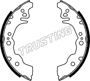 комплект спирачна челюст TRUSTING            