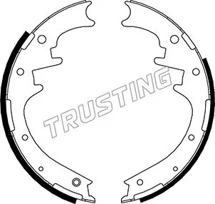 комплект спирачна челюст TRUSTING            